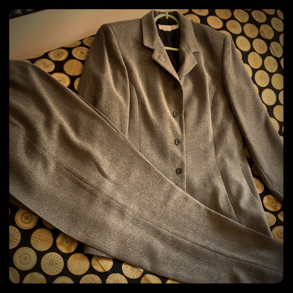 Garfield and Marks Herringbone Business Suit